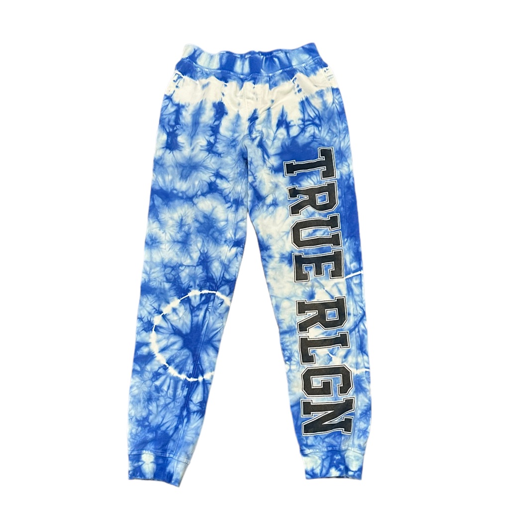 True Religion Blue Tie Dye Blue Sweatpants Joggers
